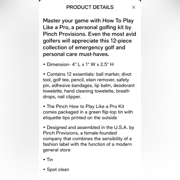 PINCH PROVISIONS Golf ⛳️ How To Play Like A Pro NWT - Picture 5 of 5